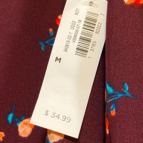 NWT Burgundy Dress - Picture 5 of 5